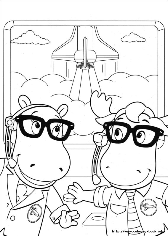 Backyardigans coloring picture