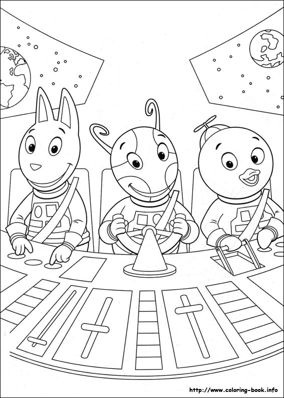 Backyardigans coloring picture