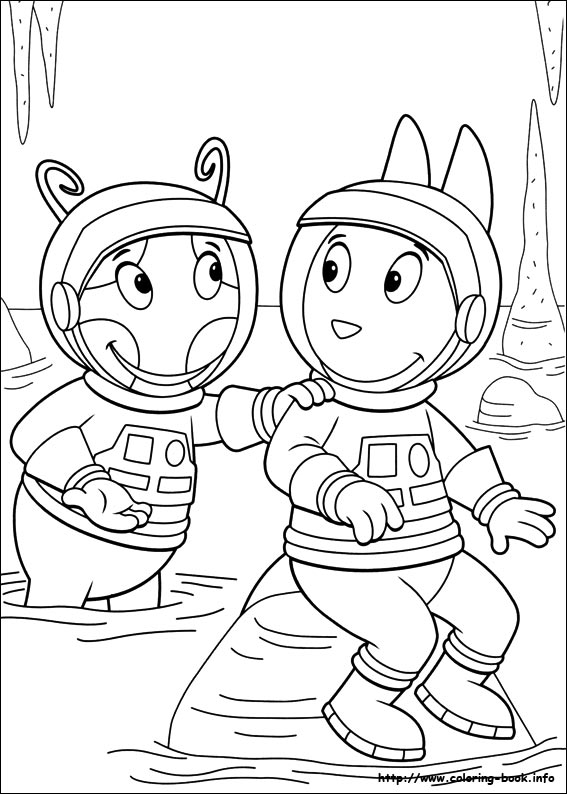 Backyardigans coloring picture