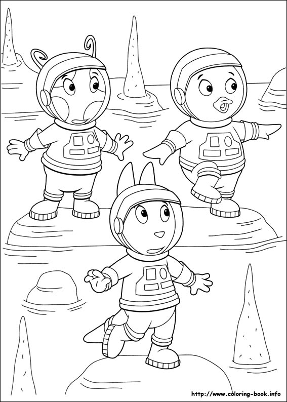 Backyardigans coloring picture