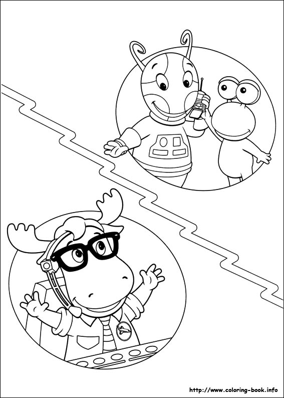 Backyardigans coloring picture