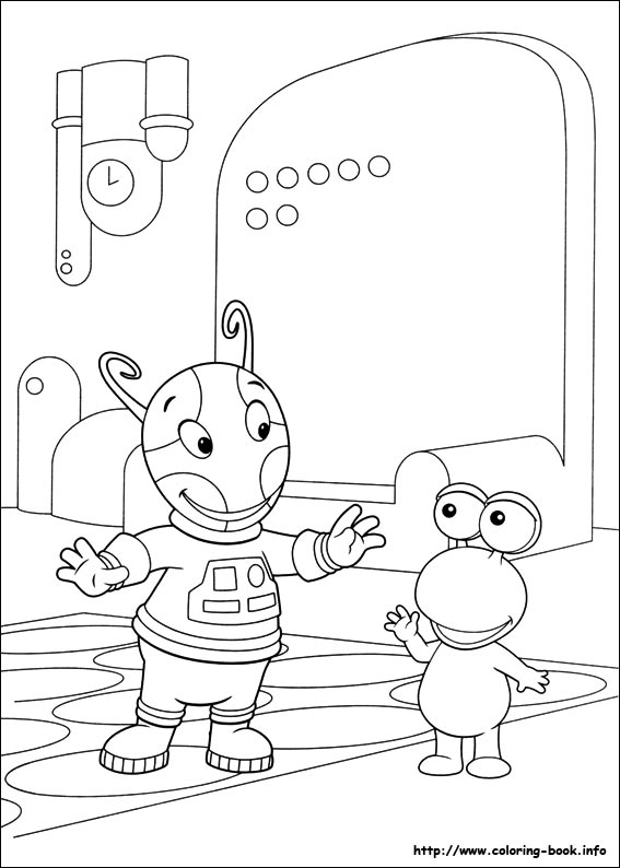 Backyardigans coloring picture