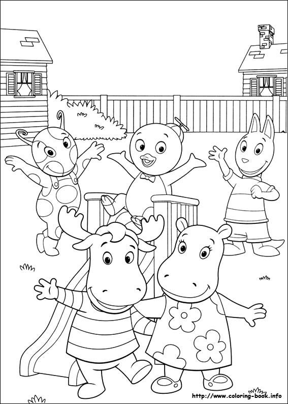 Backyardigans coloring picture