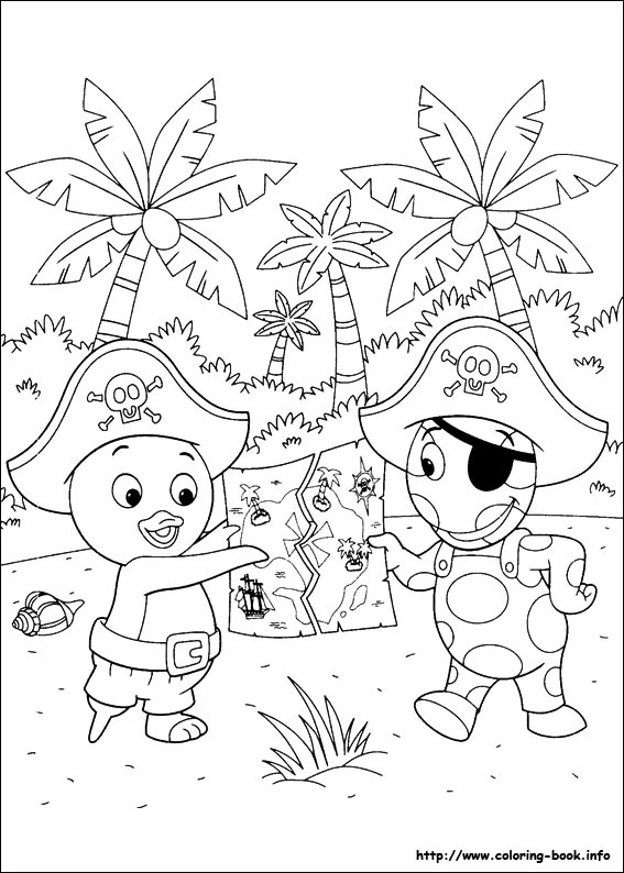 Backyardigans coloring picture