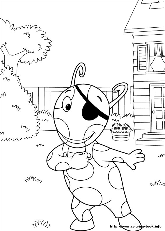 Backyardigans coloring picture