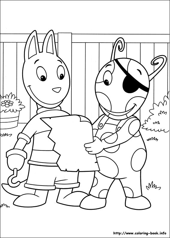 Backyardigans coloring picture