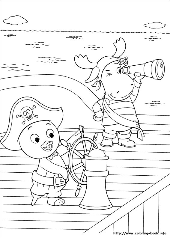 Backyardigans coloring picture