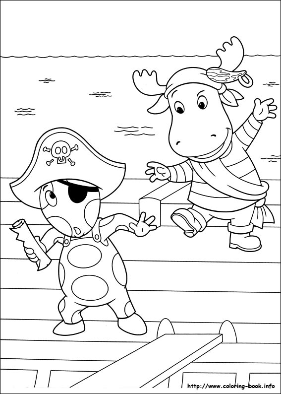 Backyardigans coloring picture