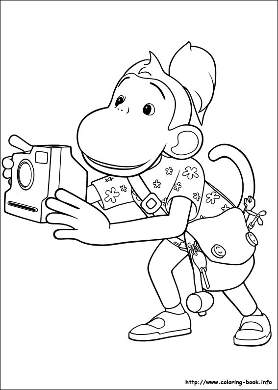 Babar and the Adventures of Badou coloring picture