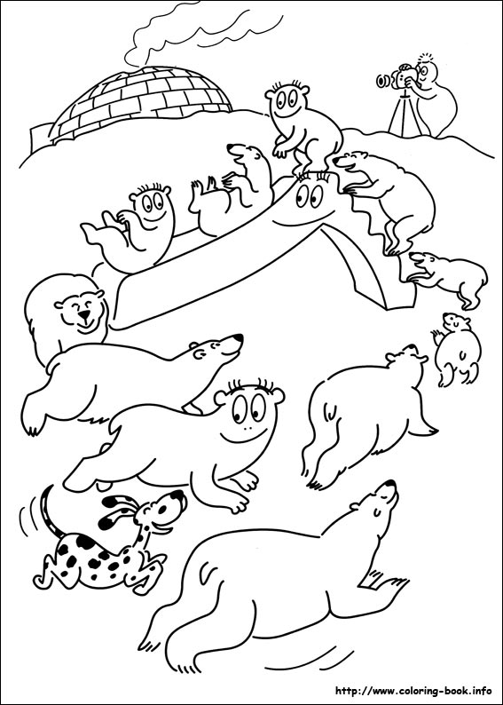 Barbapapa coloring picture