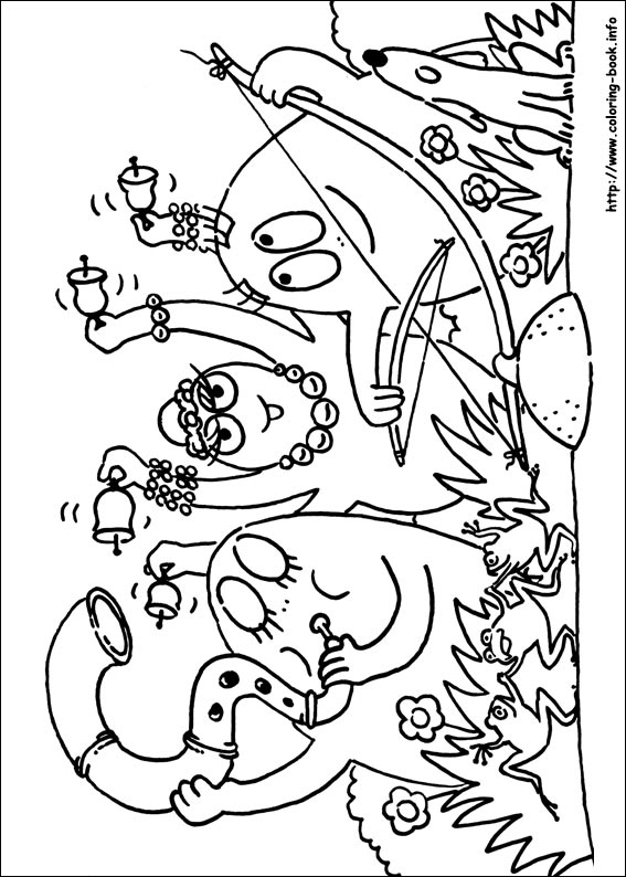 Barbapapa coloring picture