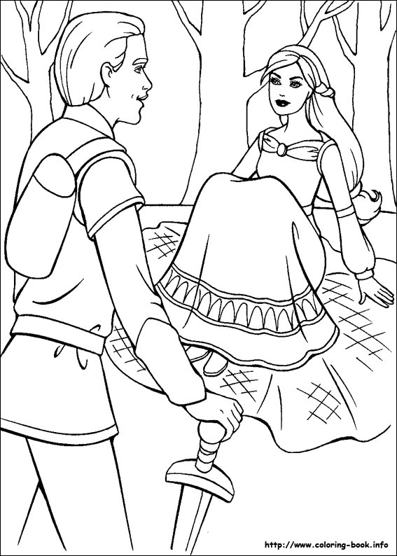 Barbie and the Magic of Pegasus coloring picture