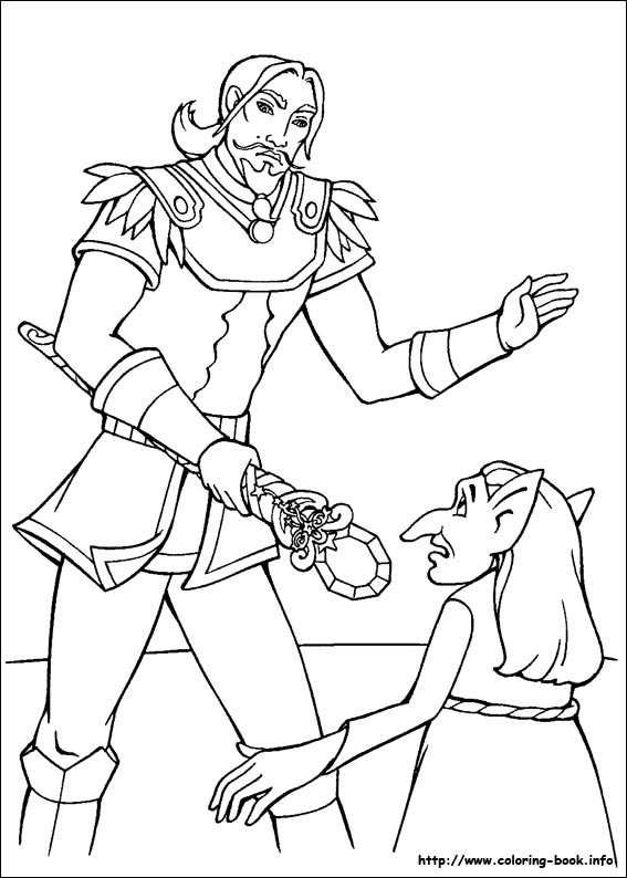 Barbie and the Magic of Pegasus coloring picture