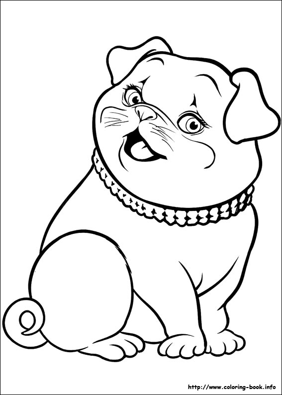 Barbie Thumbelina coloring picture