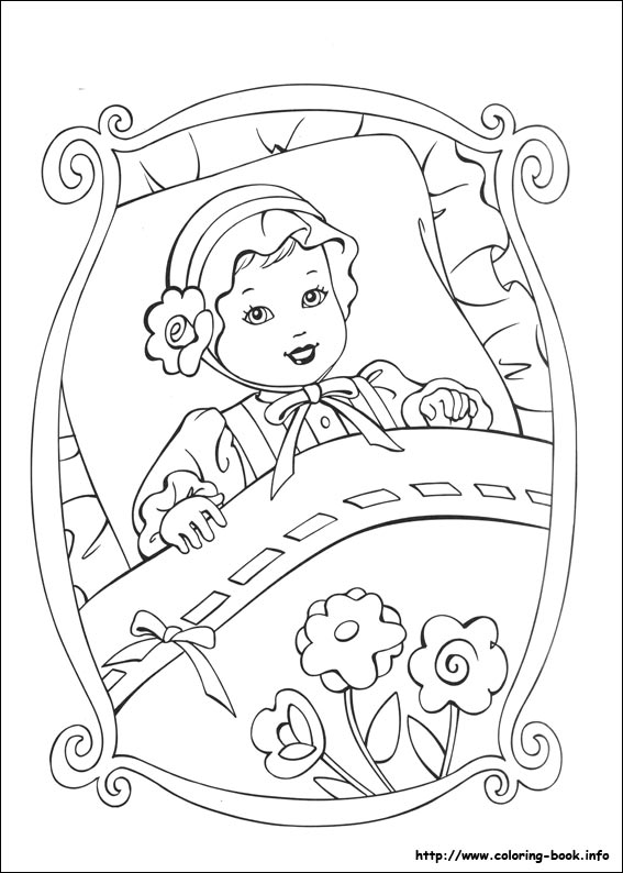 Barbie as the Princess and the Pauper coloring picture