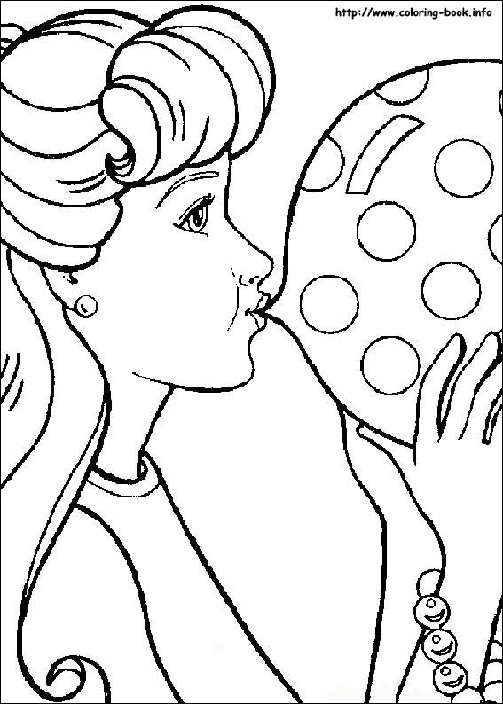 Barbie coloring picture