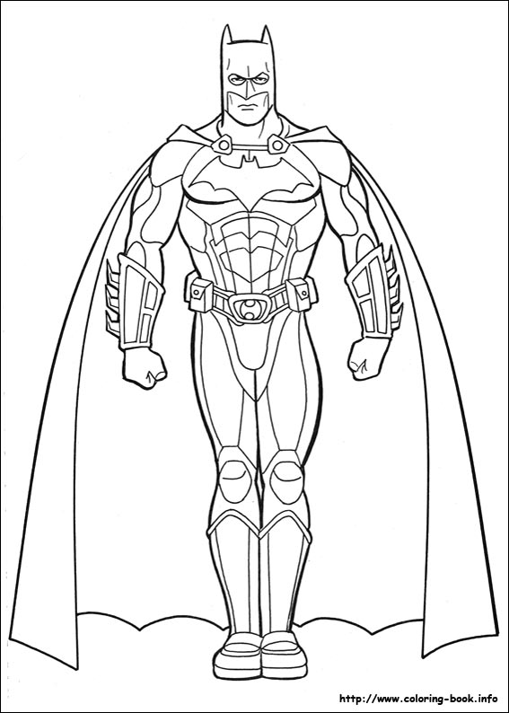 batman coloring book pages