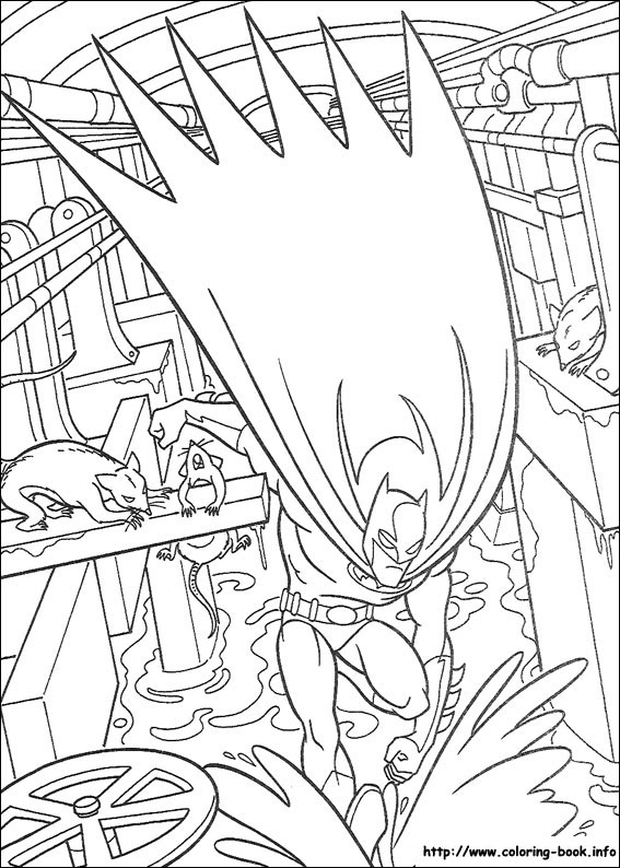 Batman coloring picture