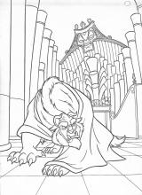 Beauty and the Beast coloring pages