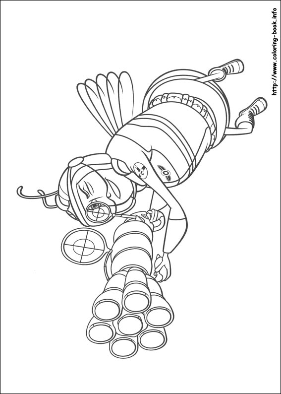 Bee Movie coloring picture