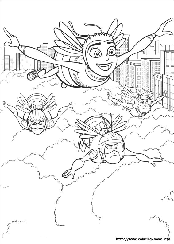 Bee Movie coloring picture