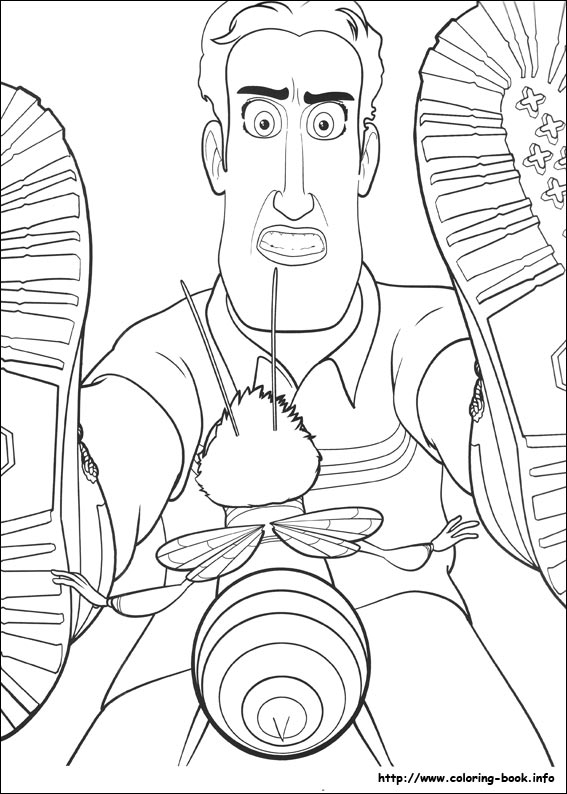 Bee Movie coloring picture