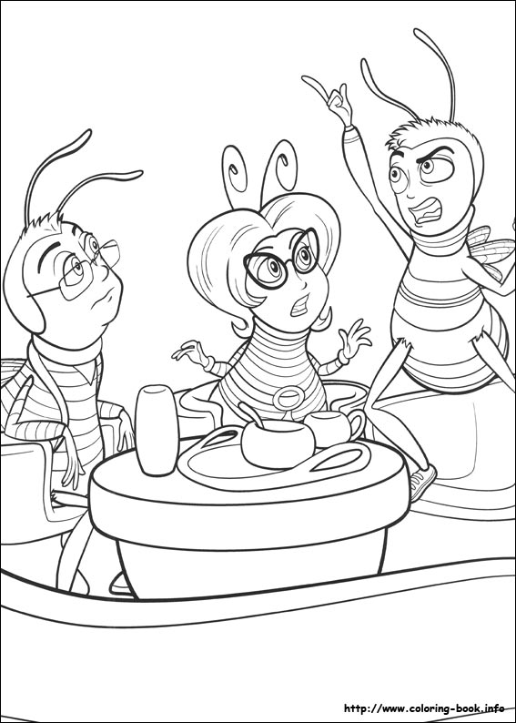 Bee Movie coloring picture