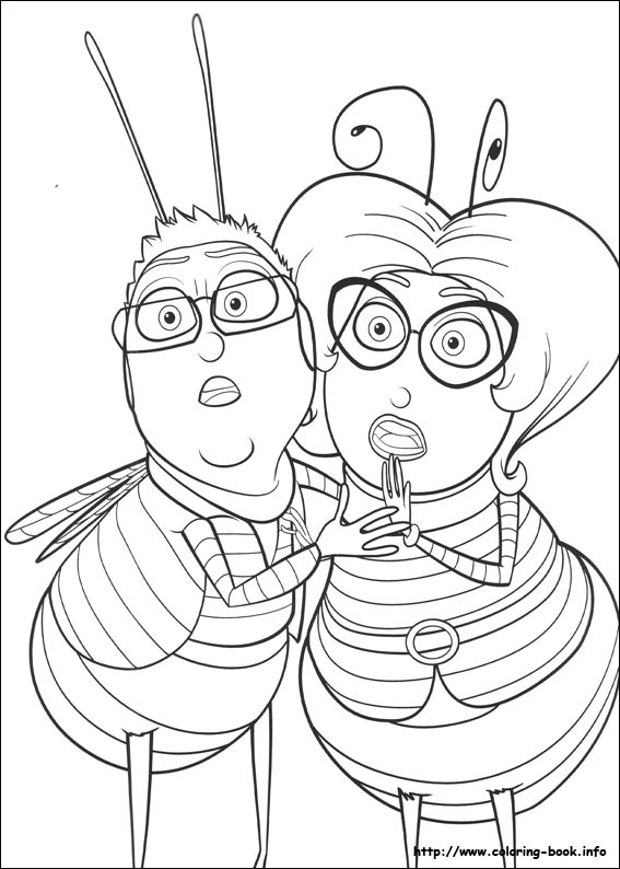 Bee Movie coloring picture