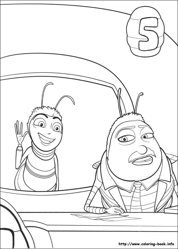 Bee Movie coloring picture