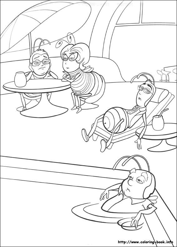 Bee Movie coloring picture