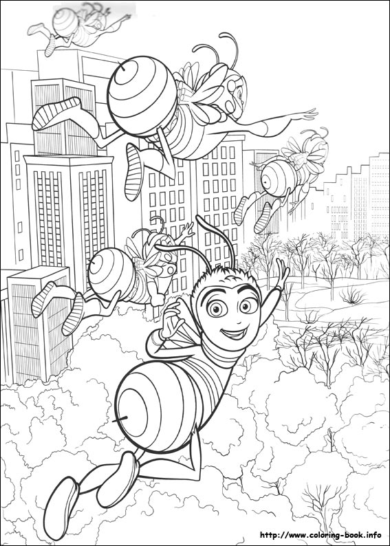 Bee Movie coloring picture