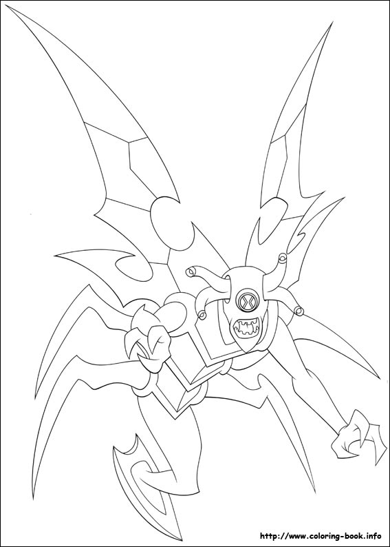 Ben 10 coloring picture