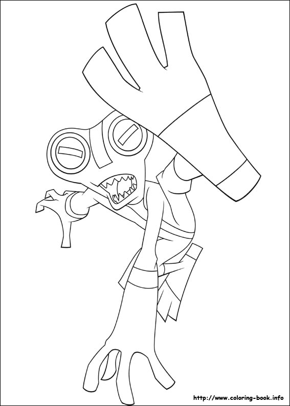 Ben 10 coloring picture