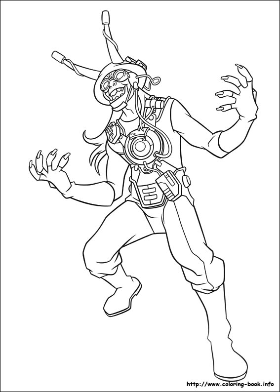 Ben 10 coloring picture