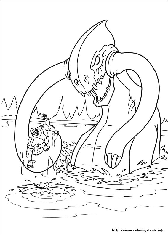 Ben 10 coloring picture