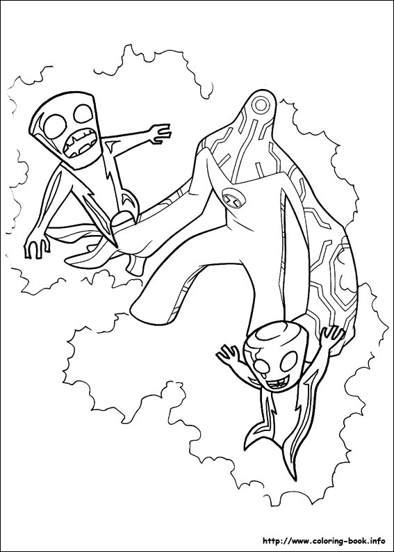 Ben 10 coloring picture