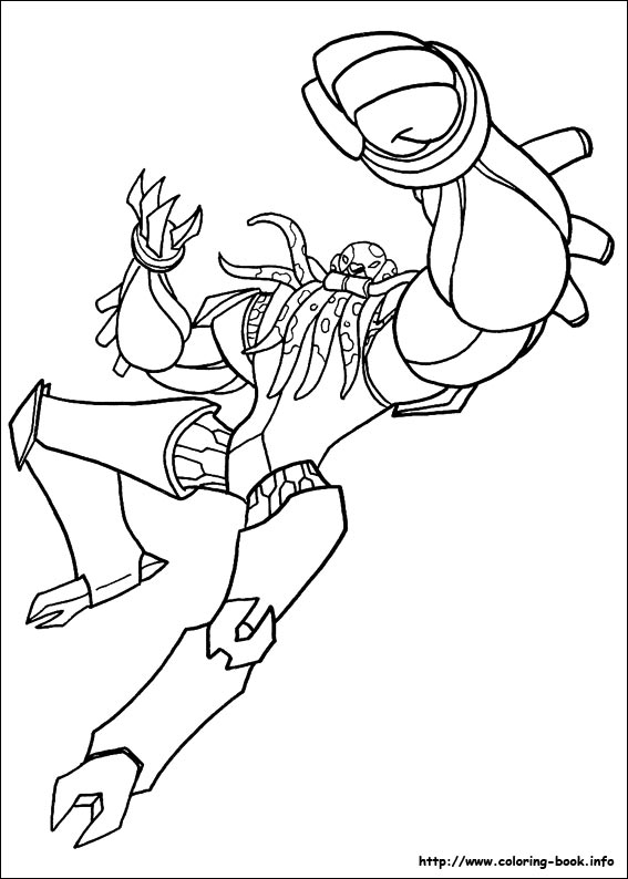 Ben 10 coloring picture