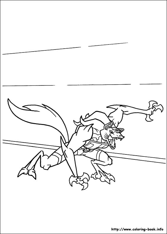 Ben 10 coloring picture