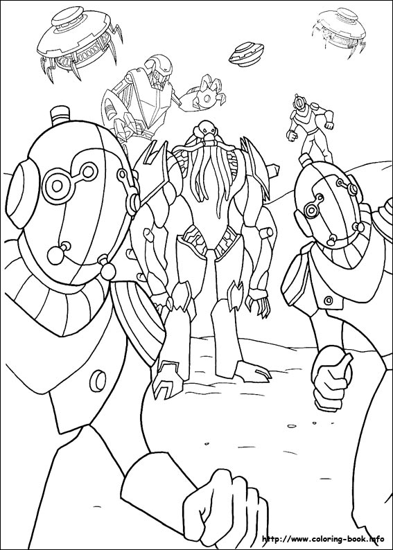 Ben 10 coloring picture