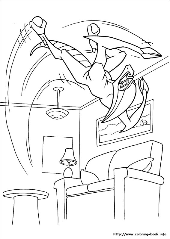 Ben 10 coloring picture