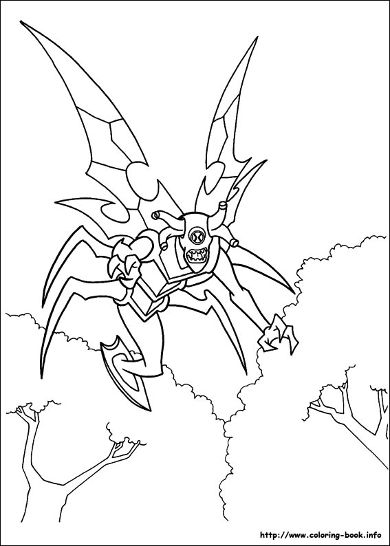 Ben 10 coloring picture