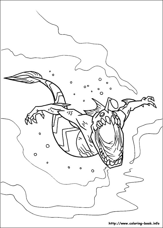 Ben 10 coloring picture