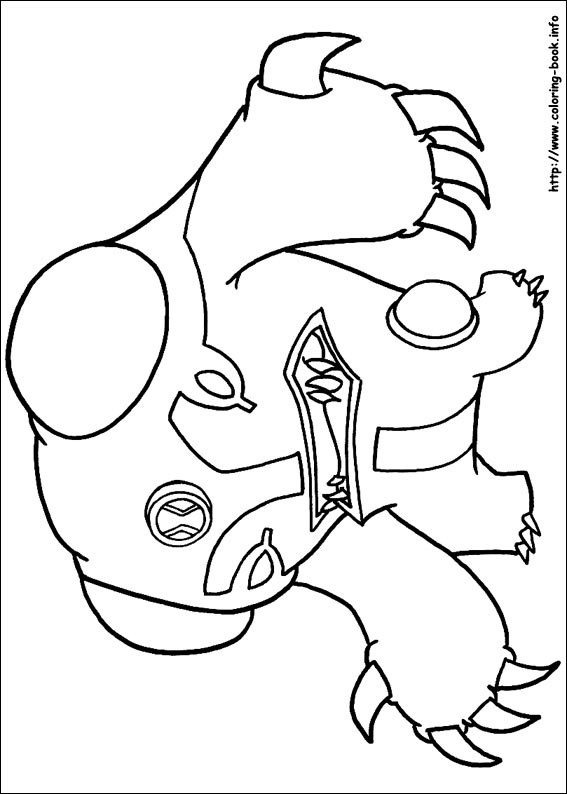 Ben 10 coloring picture