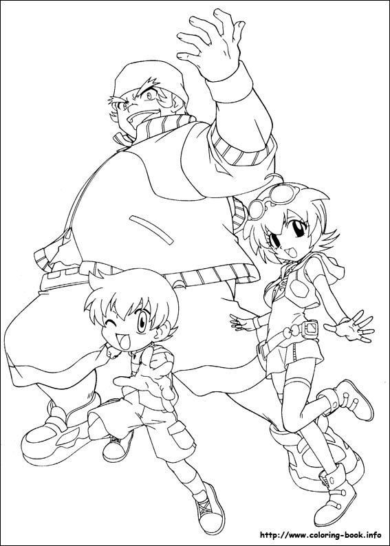 Beyblade coloring picture