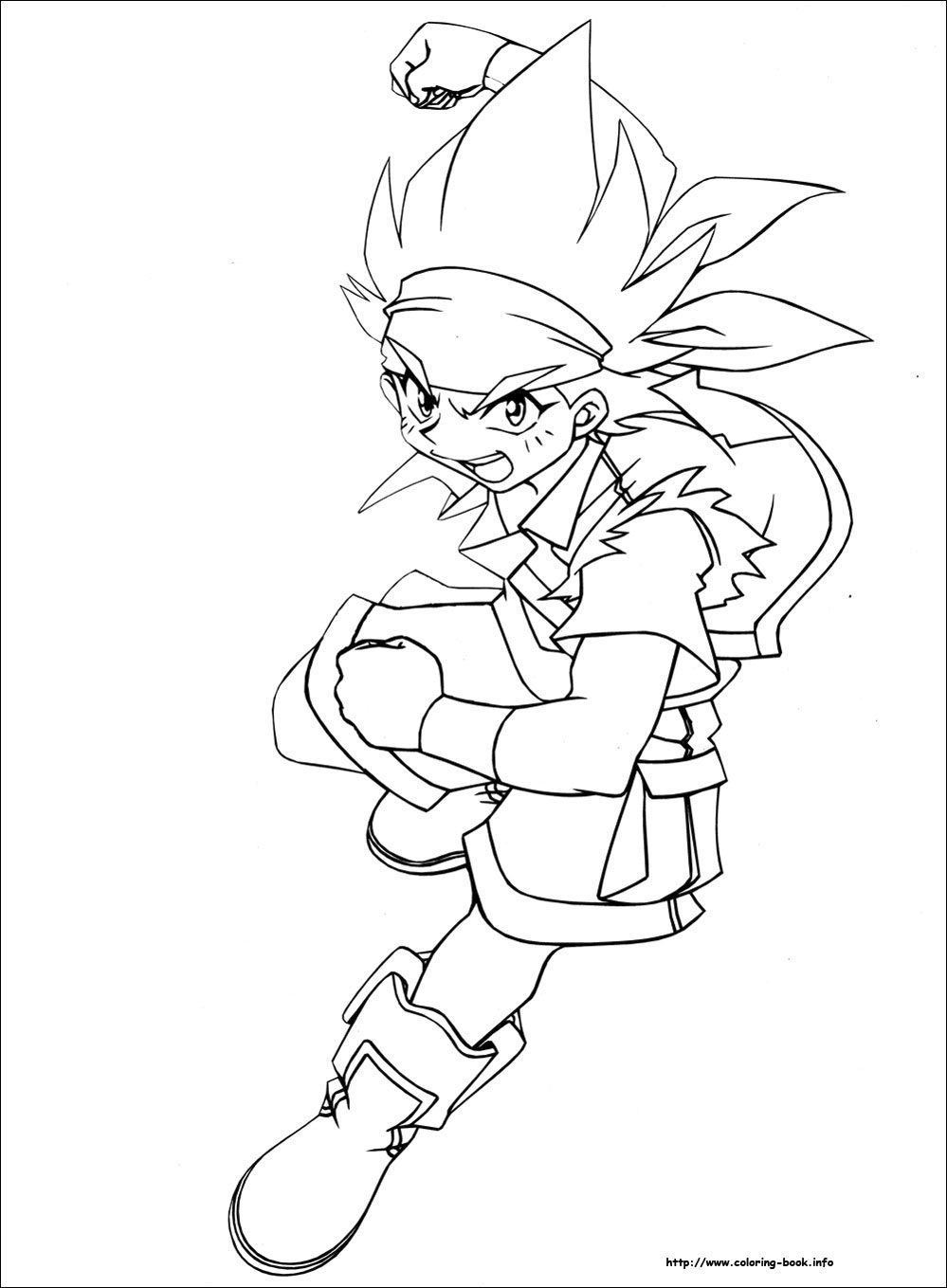 Beyblade coloring picture