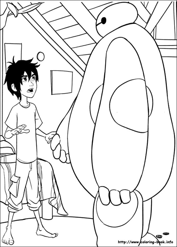 Big Hero 6 coloring picture