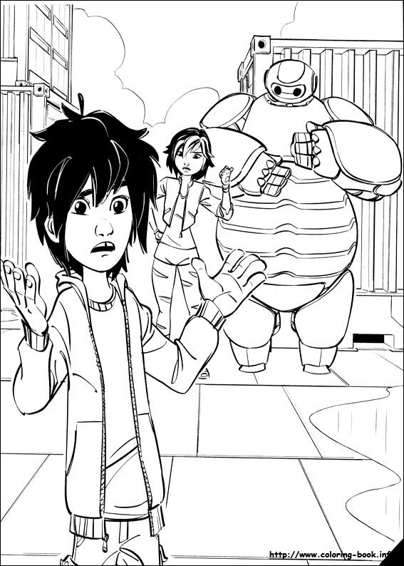 Big Hero 6 Coloring Picture