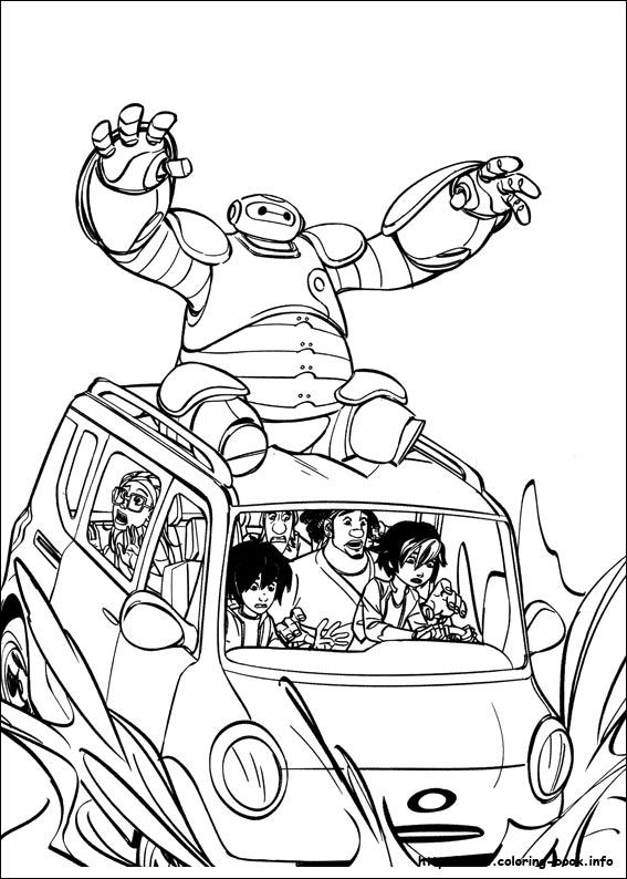 Big Hero 6 coloring picture