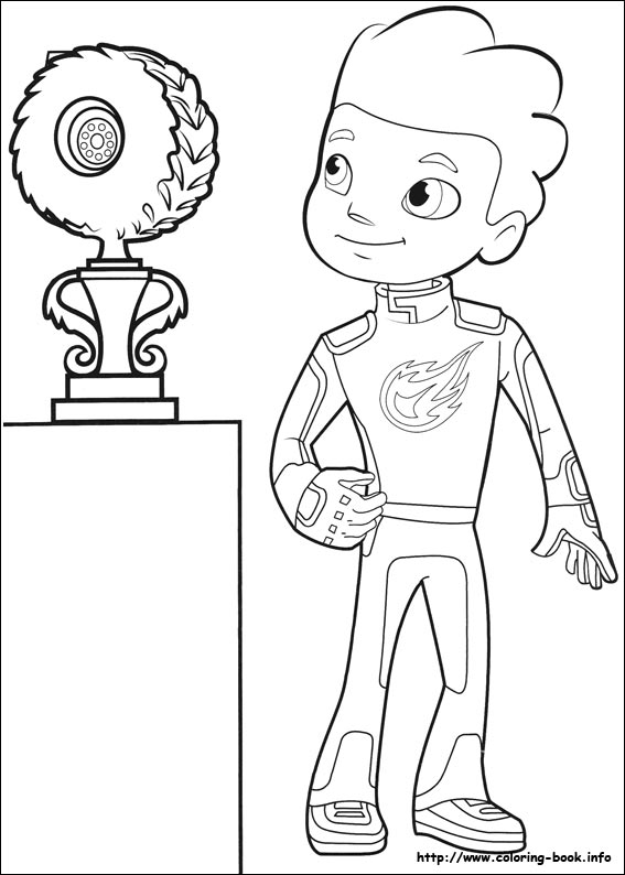 Blaze and the Monster Machines coloring picture