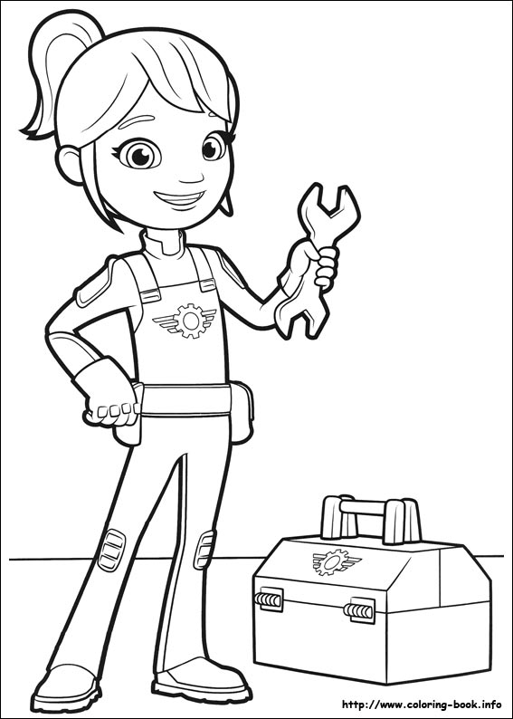 Blaze and the Monster Machines coloring picture